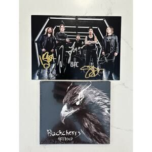 Buckcherry Signed/Autographed Artcard and Hellbound CD #2